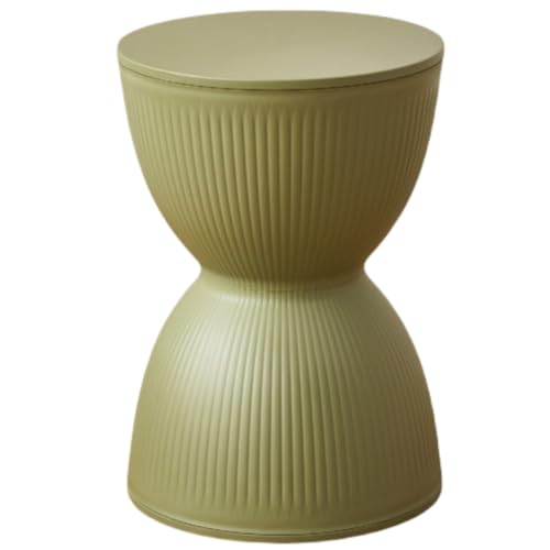 Bivoyud プリンスアハ スツール 砂時計デザイン 両サイド収納 リプロダクト オットマン 足置き 椅子 おしゃれ チェア 玄関イス ディスプレイ サイドテーブル インテリア カルテル 靴ベンチ マルチシーン (グリーン)