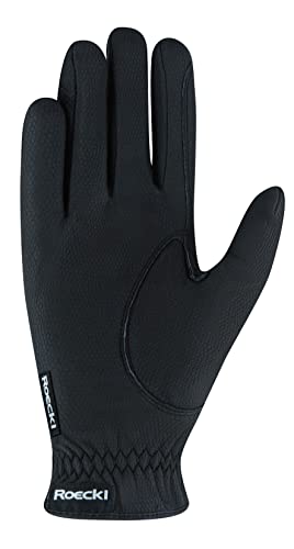 Foto von Roeckl Sports Reithandschuh ROECK-Grip, Turnier Sommer Handschuh, Schwarz 7.5