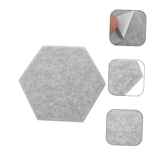SHOWERORO 12pcs Acoustic Panels Soundproofing Board para Reducción de Ruido Diseño Absorción Material para Estudio Oficina y Uso en Casa Plateado Gris miniatura 6