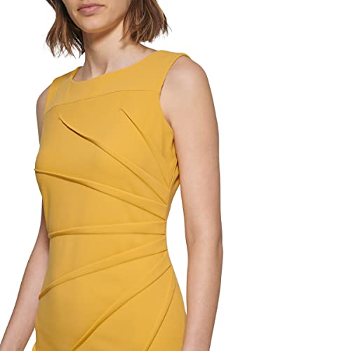 Image of Calvin Klein Women's Sleeveless Fitted Cocktail Sheath Dress