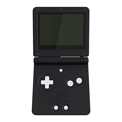 Image of eXtremeRate Solid White Custom Full Set Buttons for Gameboy Advance SP, Replacement A B L R Button Power On Off Volume Button D-pad Key for GBA SP Console - Console NOT Included
