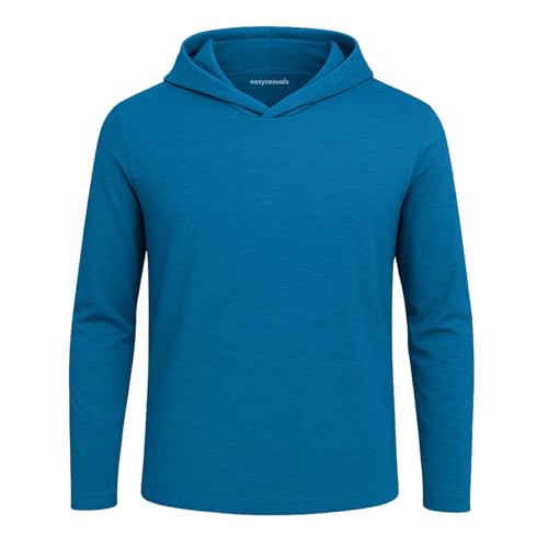 easy casuals Quick-Dry Athletic Lightweight Hoodie: Moisture-Wicking, Stretchable - Lightweight & Durable Performance Wear