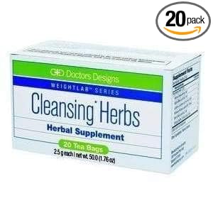 Cleansing Herbs Tea - 20 Tea Bags - Detox - Natural.