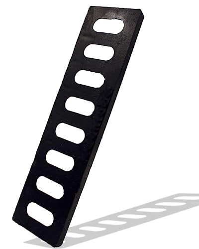 DuuMuut Cast Iron Drain Grate, 17x4 Outdoor Drain Cover, B Class Sewer Grate, Durable Heavy Duty Channel Grate, Black Rectangle Drainage Grate for Driveway, Concrete, Yard, Garage (17.3x4.5)