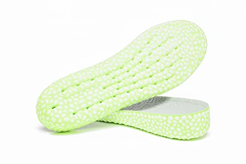 Image of Height Increase Insoles E-TPU Technology Popcorn Rebound Shock Absorbant Lightweight Elevator Insert - 1.4 Inch /3.5cm Taller - CALTO IK302 - Large (Pack of 2)