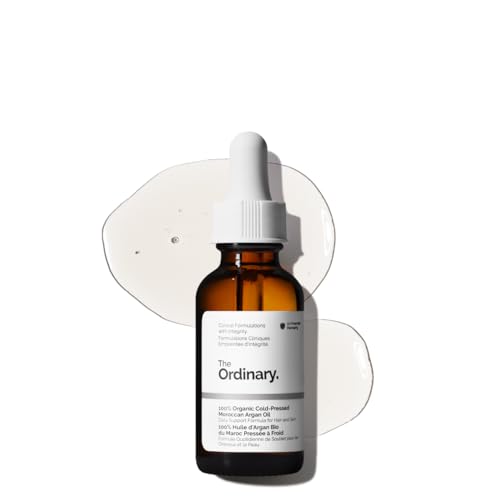 The Ordinary 100% Organic Cold-Pressed Moroccan Argan Oil, Nourishing and Hydrating Treatment for...