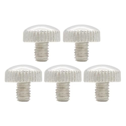 FAVOMOTO Replacement Trumpet Ring Screws 5pcs Set Durable Metal for Trumpet Accessories