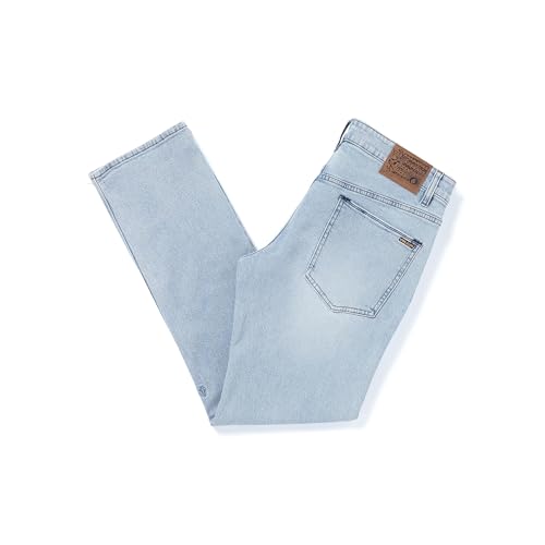 Image of Volcom Men's Solver Stretch Denim Jeans-Modern Fit Pant