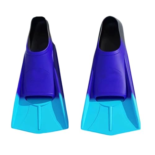Swim Training Fins Travel Size Flippers Comfortable Silicone Swimming Fins Training Short Flippers for Kids Adult