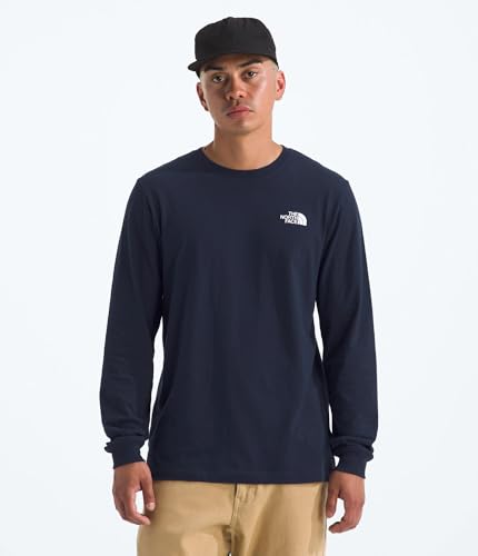 THE NORTH FACE Men's Core Box Long Sleeve NSE Tee | T-shirt With Ribbed Collar & Cuffs for Durability2