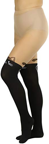 Image of ToBeInStyle Women's Cute Thigh High Printed Character Tights