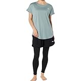 フィラ FILA フィットネス ウェア 上下3点セット Tシャツ ショートパンツ レギンス レディース 312061N