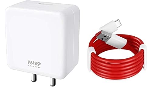 Original 30W Warp Charger Compatible for OnePlus Nord 10 / 9R / 9 Pro / 8/8 Pro / 7T / 7T Pro / 7/7 Pro / 6 / 6T / 5T / 5 / 3T / 3 / Nord 2 CE Series USB 3.1 with Type C Fast Charging Data Cable Charge & Data Syn