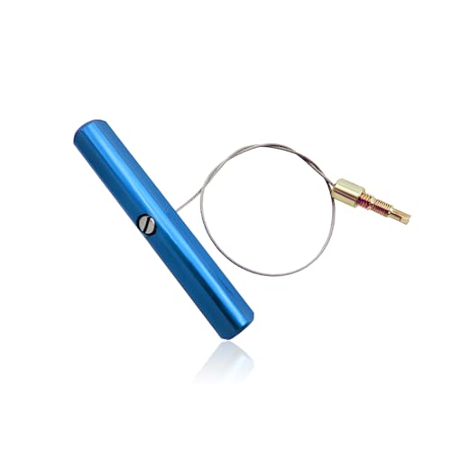 Image of Wevdn Valve Stem Puller, Tire Air Valve Core Remover Fishing Tool for Tire Maintenance, Valve Stem Removal Puller Repair Tool for Installing Inner Tubes, Motorcycle Accessories (Blue)