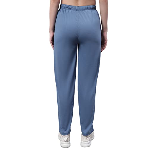 Image of Mack Jonney Regular fit Cotton Trackpant for Women (Pack of 3)-D10 YEL L.Gry BLU 003-P