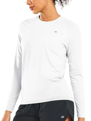ALLZERO Women's UPF 50+ Long Sleeve Sun Shirts Quick Dry SPF Shirts for Workout Hiking Fishing Rash Guard