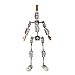 Metal Puppet Puppet for Character Design Creation, DIY Stop Motion Animation Character Skeleton kit,14CM-18CM 1:8 Proportional Adult Skeleton Kit,18cm