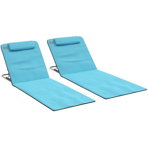 Outsunny Set of 2 Lightweight Garden Chairs Cover