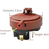 EAS-Washing Machine Water Level Sensor Switch 250VAC KS-2 1-6 2A For Drum Washer Water Level Pressure Control Switch Parts