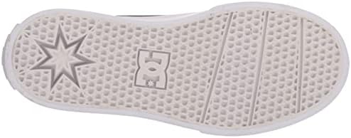DC Boy's Unisex-Child Manual Youth Skate Shoe, Black/Grey/White, 4 Big Kid | Image 3