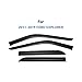 Window Visors Rain Guards Shield for 2011-2019 Ford Explorer, Out-Channel Window Vent Wind Deflectors Visors Shades for 11 12 13 14 15 16 17 18 19 Explorer
