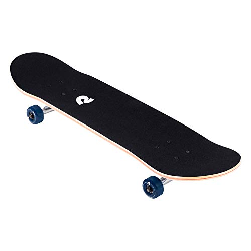 Image of Retrospec Alameda Skateboard Complete | Canadian Maple Wood Deck w / 5.5 Inch Aluminum Alloy Trucks for Commuting, Cruising, Carving & Downhill Riding