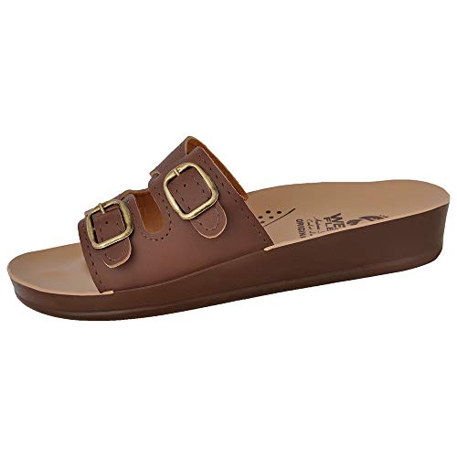 Sandália Anatômica Indicada Esporão 2 Tiras Webeflex - Nb02 - Café (38)