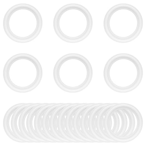 RIXIGOOD 20PCS 1.5 Inch Tri Clamp PTFE Gaskets for 1.5"