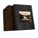 GARDENIX 16m² Gartenvlies Unkrautvlies Braun Wasserdurchlässig 50g/m² -Schwarz Unkraut Folie 1.6m x 10m - Vlies Hochbeet, Unkrautschutzfolie, Flies Gartenflies Gartenfolie Beetfolie Pflanzfolie Mulch