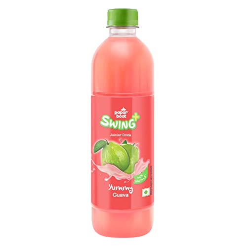 Paper Boat Swing Yummy Guava Juice, Enriched with Vitamin D, No Gmos, 600 ml