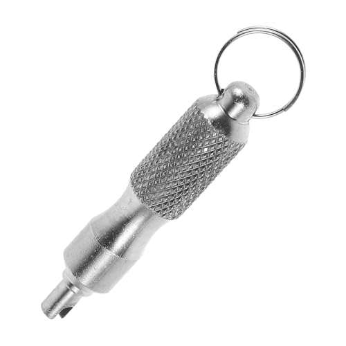 LeeQunQ Tyre Valve Removal Tool Valve Core Removal Tool Tyre Valve Tool for for Universal Road Bikes Cars and Motors(Silver)