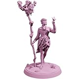 Unpainted DND Eladrin Elf Druid Spring Miniature Figurine, Tabletop Gaming Collectible, Fantasy World, Ideal Gift for Dungeon Masters and Collectors Alike - Designed by Ella's Arcanum