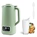 Macchina Latte di Soia, Macchina per Latte di Noci Macchina per Latte di Soia Multifunzionale Latte Vegetale Macchina 304 Acciaio Inossidabile con Pulizia Automatica, per Zuppe, Latte di Soia immagine