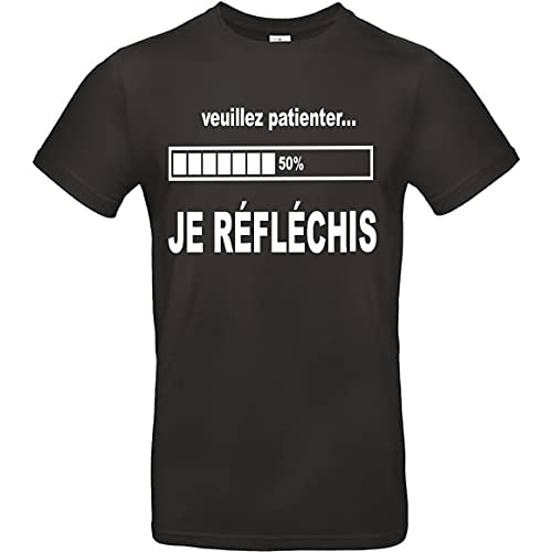 BALOTTI T Shirt Homme Cadeau Humour Geek Je réfléchis- Manches Courtes - Homme (XS) Cover