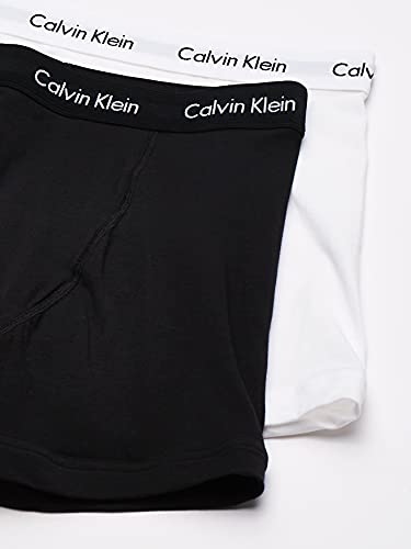 Calvin Klein Men's Cotton Stretch 5-Pack Boxer Brief, 2 Black, 2 White, 1 Grey Heather, S #TOP2
