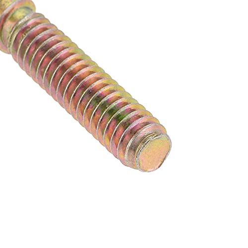 Image of uxcell 1 /4-20 x 1-3 /4 inch Hanger Bolts Double Head Dowel Screw for Wood Furniture 10pcs