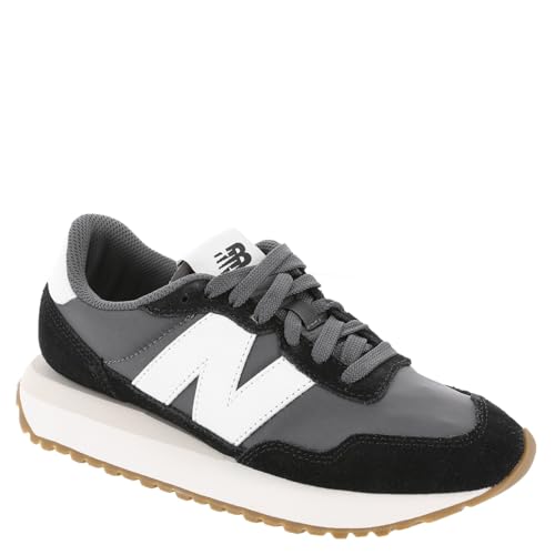New Balance Women's 237 V1 Classic Sneaker, Black/Magnet/Sea Salt, 9.5