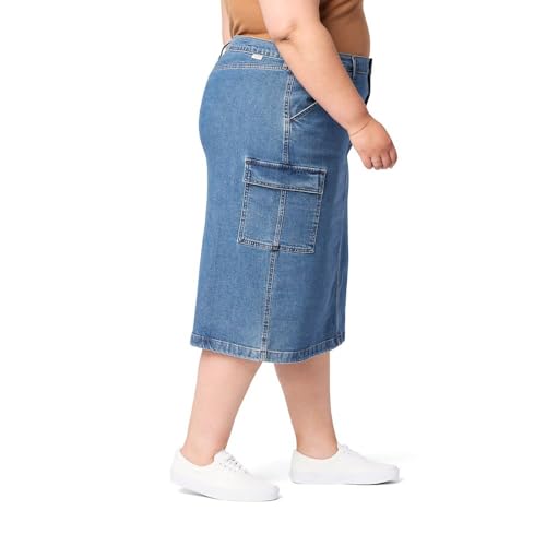 Signature by Levi Strauss & Co. Gold Women's Everyday Cargo Midi Skirt (Available in Plus)2
