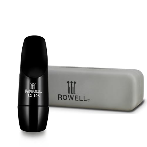 ROWELL Classic Soprano Saxophone Mouthpiece Professional Sax Mouthpiece Warm & Round Tone Concert Band...