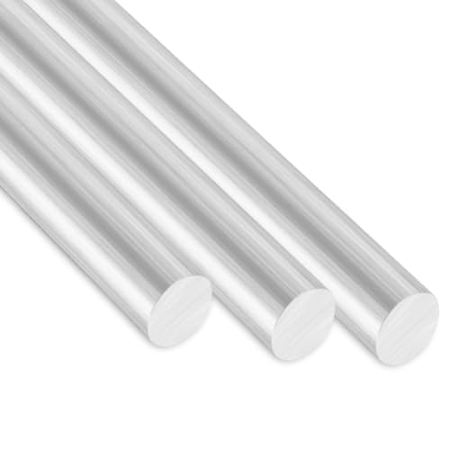 Image of 10PCS 1 /2 Inch Solid Round Aluminum Rod, 6061 T6 Aluminum Bar Stock, 13 inch Long Aluminum Round Stock for Industrial, DIY Craft, New Lathe Bar