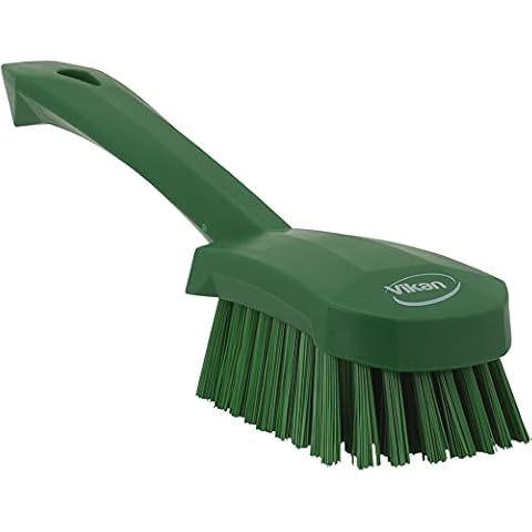 Vikan 41922 Scrubbing Brush, Polypropylene, Green, One Size Cover
