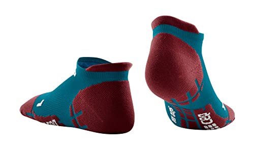 CEP Ultralight No Show Socks Petrol/Dark Red, Men, IV2