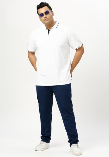 Image of Wear Your Opinion Men's Plus Size Tipped Polo Collar Neck Tshirt