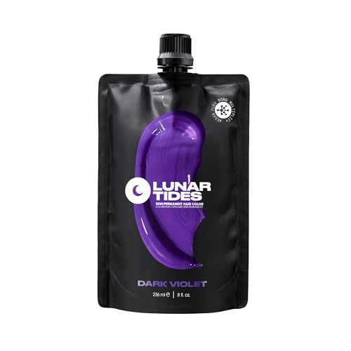 Lunar Tides Semi-Permanent Hair Color (43 colors) (Dark Violet, 4 fl. oz.)