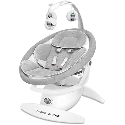 Baby Swing for Newborn Infant Toddler. Elevate Baby's Comfort & Joy-Ultimate 3-in-1 Rocker, Stationary Seat, Swing with Toys, Motion Detection, Bluetooth, and More Cover