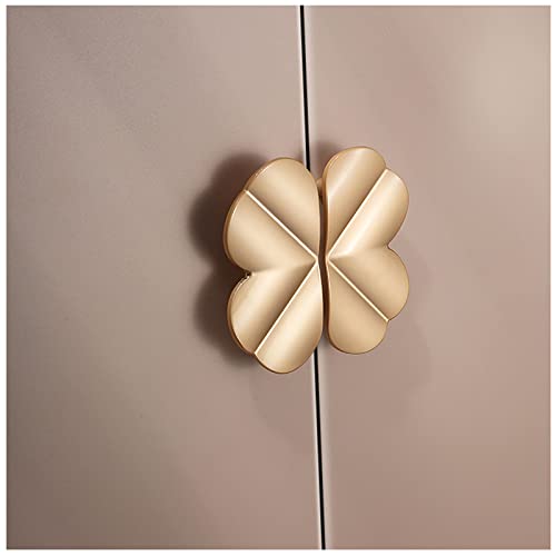 YNDD 2 Pièces Poignee de Meuble Cuisine Doré, Moderne Poignet Porte Armoire, Poignée Placard en Alliage de Zinc Poignee de Tiroir Poignée de Penderie pour Salle de Bain Chambre Commode Bureau (32mm) Cover