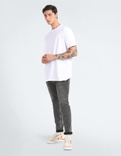 Calvin Klein Men's Smooth Cotton Solid Crewneck T-Shirt3