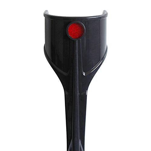 Asistencia de Aluminio Ultraligera, muleta de antebrazo para Adultos, muleta Flexible Ajustable de 10 Filas, con Agarre cómodo, Antideslizante Unisex, uno (uno) () Star of Light