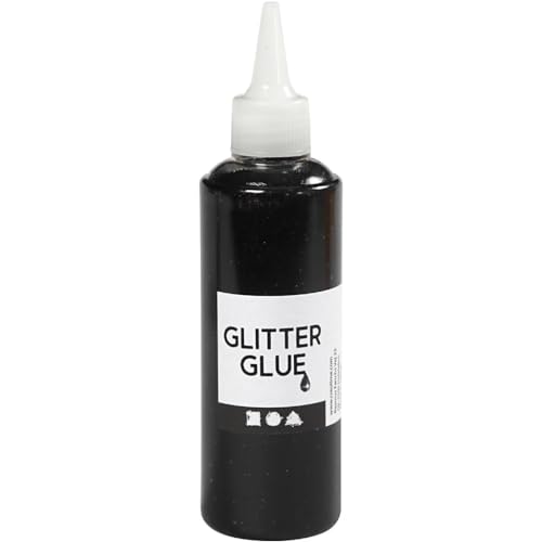 Creativ Glitter Glue, Black, One Size