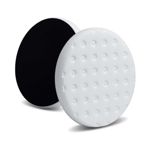 6.5" CCS White Polishing Foam Pads. (Pack of 2). Lake Country Original CCS White Polishing pad Safe for All finishes and Painted Surfaces. Fits 6" Backing Plate.